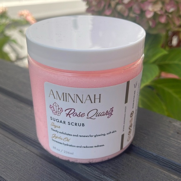 AMINNAH - Rose Quartz Sugar Scrub - Picture 1 of 6